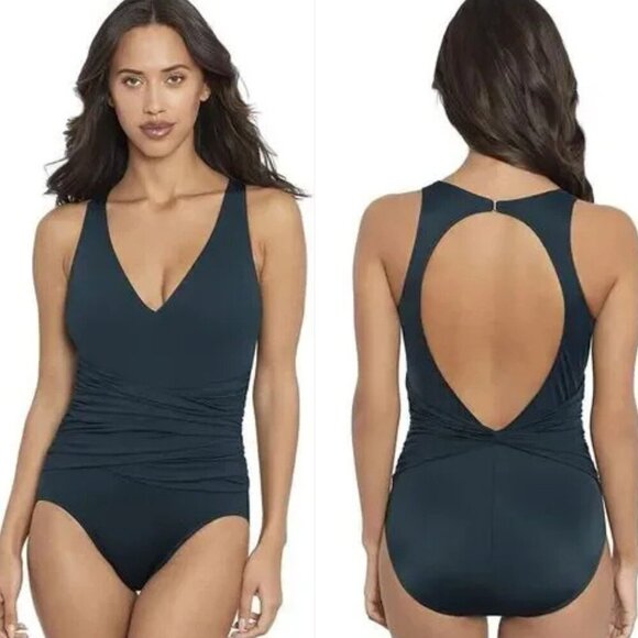 New! MagicSuit Plot Twist Valerie One Piece Swimsuit 35151 - Picture 1 of 12